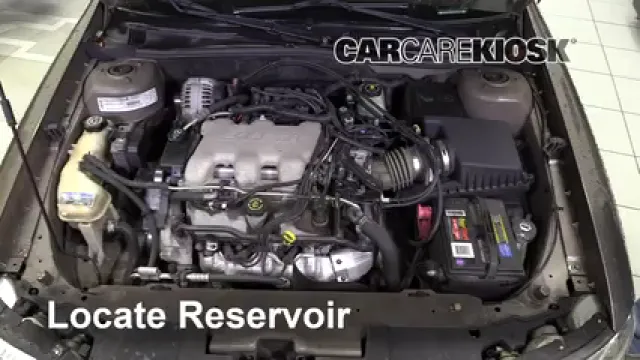 2002 Chevrolet Malibu LS 3.1L V6 Liquide essuie-glace Ajouter du liquide